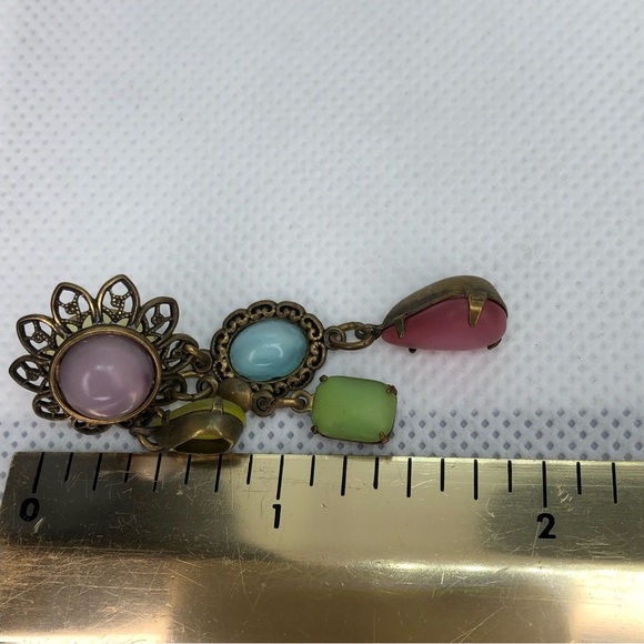 Vintage Amethyst Chips Beaded Necklace with Paired Modern Earrings - Picture 5 of 6